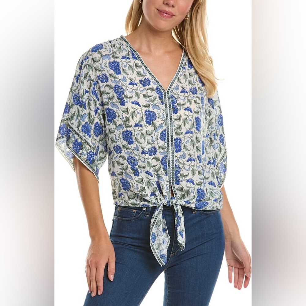 Max Studio Tie Waist Top